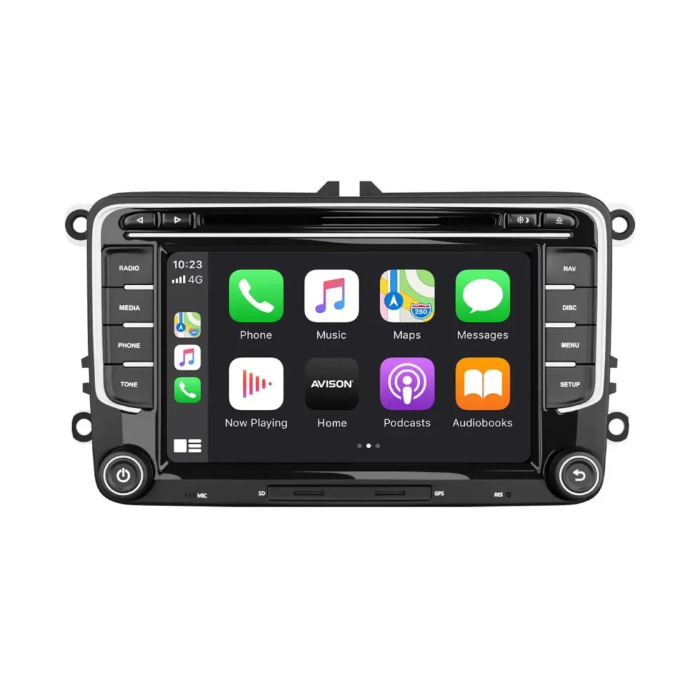 Navigation til VW Seat & Skoda 7" | Carplay | Android | WIFI | DAB+ | 128GB