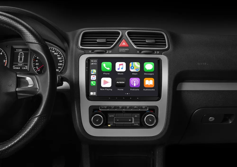 Navigation til VW Seat & Skoda | Carplay Wireless | Android Auto | DAB+ | Android | 64 GB