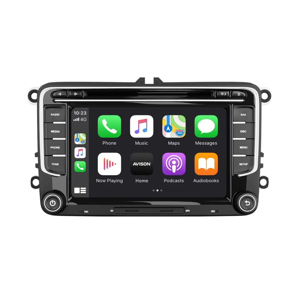 Navigation til VW Seat & Skoda 7" | Carplay Wireless | Android Auto | DAB+ | 64 GB