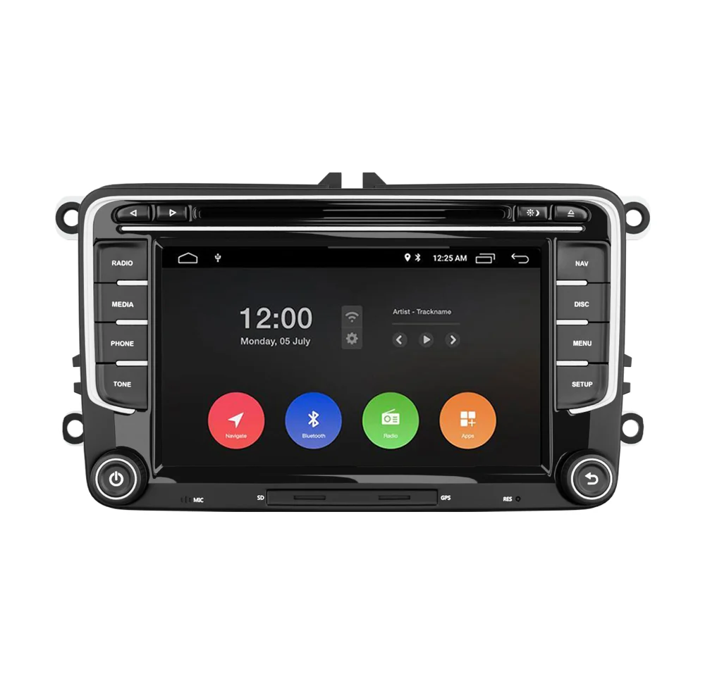 Navigation til VW Seat & Skoda 7" | Carplay Wireless | Android Auto | DAB+ | 64 GB