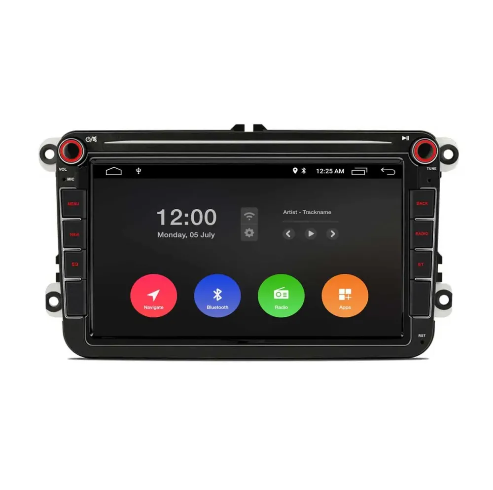 Navigation til VW Seat & Skoda 8 tommer | Carplay | Android | DAB | Bluetooth | WIFI