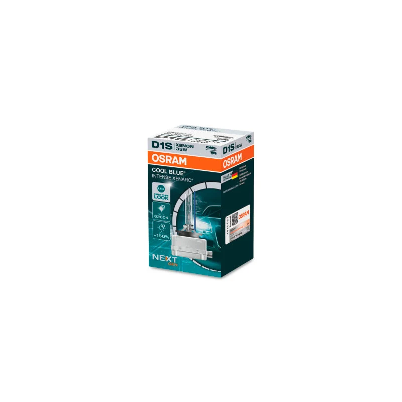 Osram, Xenarc Cool Blue Intense HID-Xenon Pære - D1S - 12V/35W - Enkeltstykke (Op til 6200K)