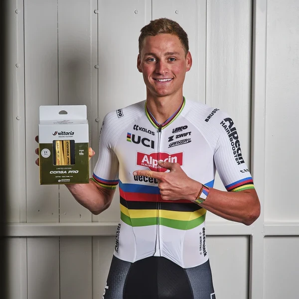 Par VITTORIA CORSA PRO 700c Tubeless Ready-dæk - Limited Edition Gold