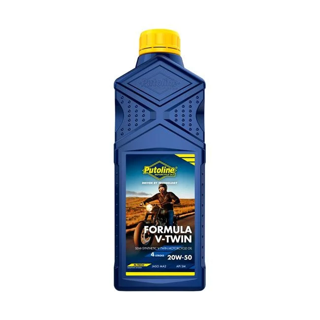 Putoline Formula V-Twin motorolie halvsyntetisk 20W-50 1L