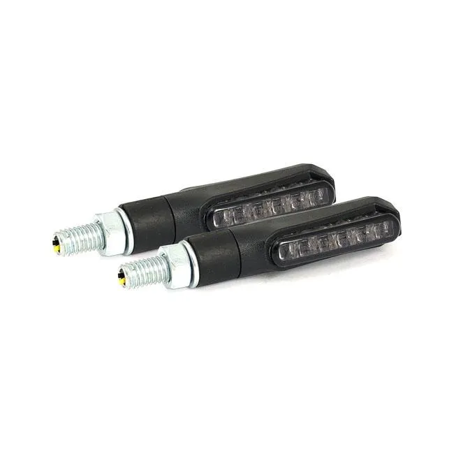 Rage blinklys LED sort røg