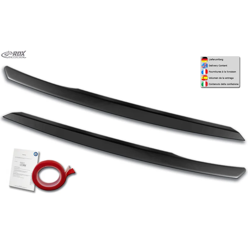 RDX Racedesign, Øjenskygger, passer til Seat Ateca & Cupra Ateca 2016-2021 (ABS)
