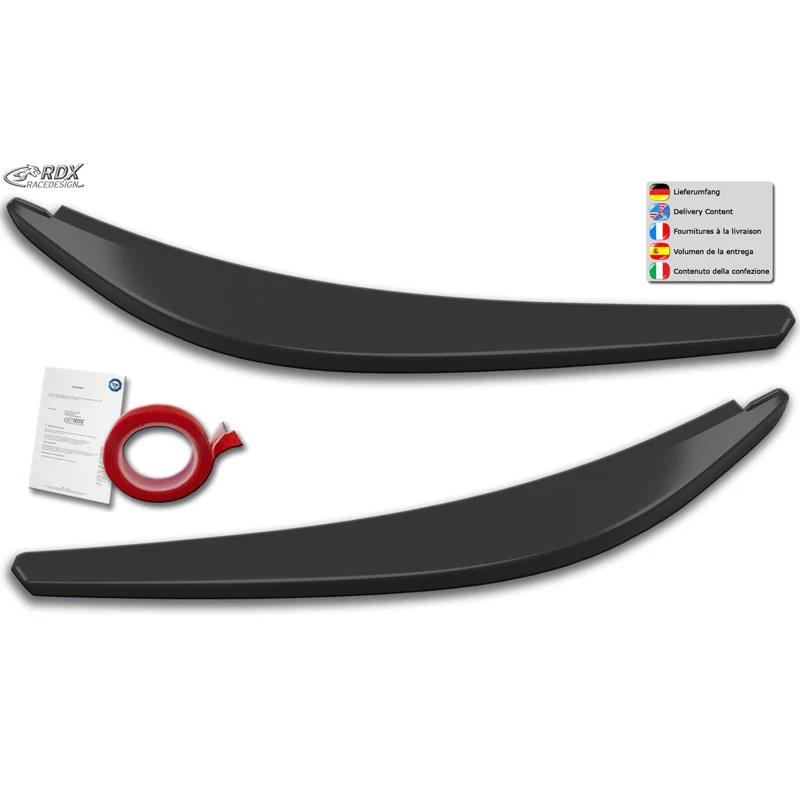 RDX Racedesign, Øjenskygger, passer til Toyota Yaris (P21) 2020- (ABS)