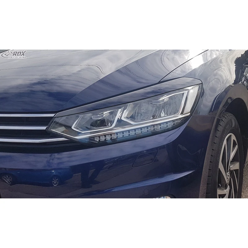 RDX Racedesign, Øjenskygger, passer til Volkswagen Touran (5T) 2015- (LED) (ABS)