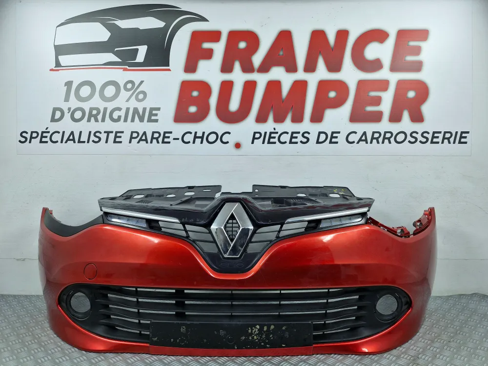 Brugt komplet frontstødfanger til Renault Clio 4 Fase 1 (07/2012 - 12/2016) – 100 % original producent