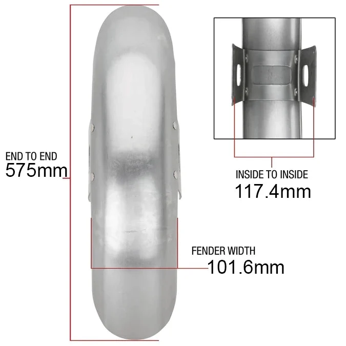 Ribbet Narrow Glide motorcykel forskærm 19/21" til Harley XL FX