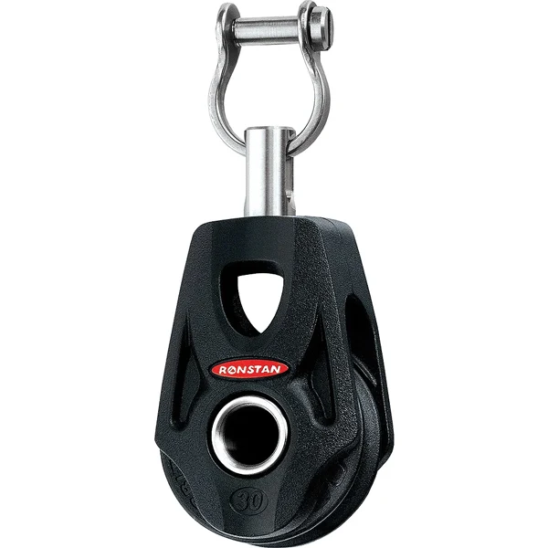 Ronstan serie 30 orbit enkeltblok med svivl og hundesvot sjæ