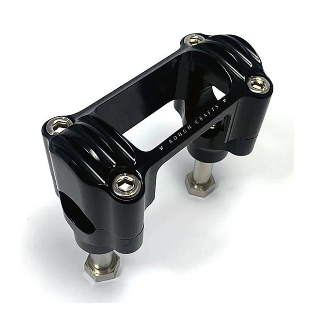 Rough Crafts 1,3" styrforhøjere sort til Harley