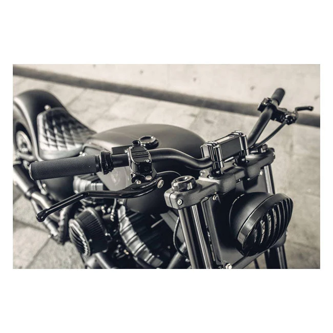 Rough Crafts 1,3" styrforhøjere sort til Harley