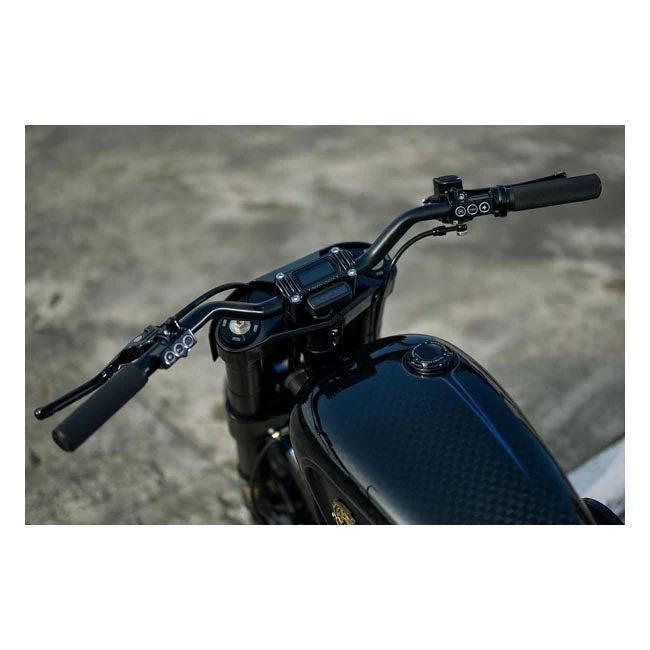 Rough Crafts 1,3" styrforhøjere sort til Harley