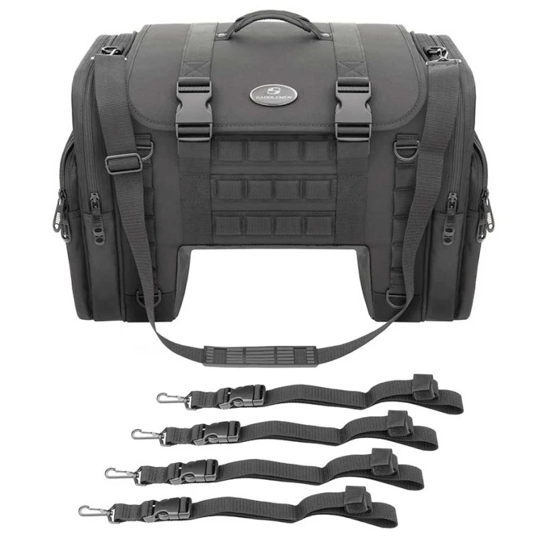 Saddlemen TS3200DE Deluxe taktisk motorcykeltunnel-/bagagepose