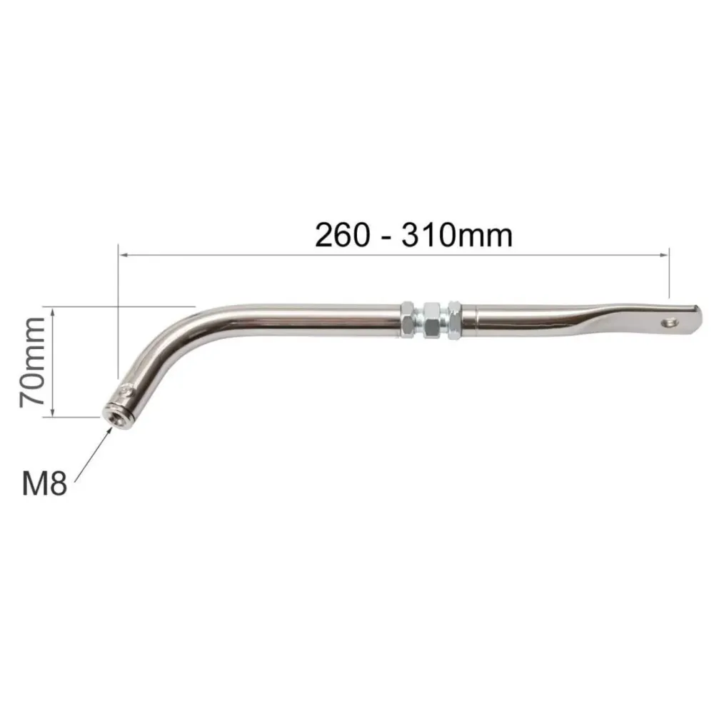 Sæde 280-330 buet justerbar