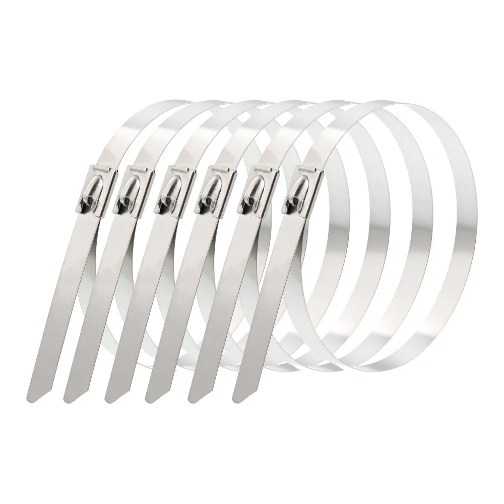 SMP Tie Wraps i rustfrit stål 20 cm 6-pak