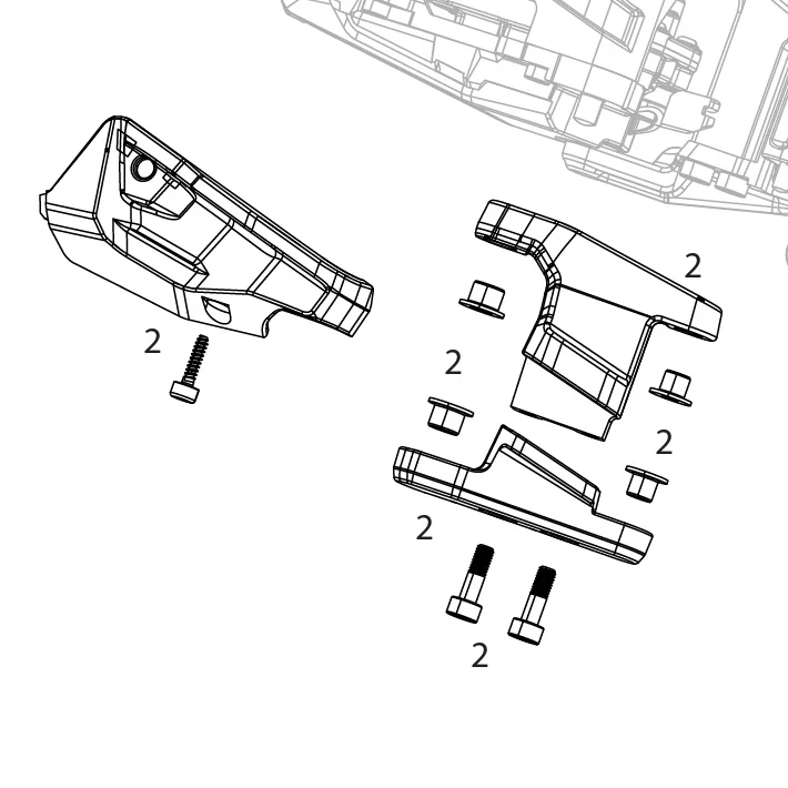SRAM XX DH T-TYPE EAGLE AXS Beskyttelsessæt til bagskifter