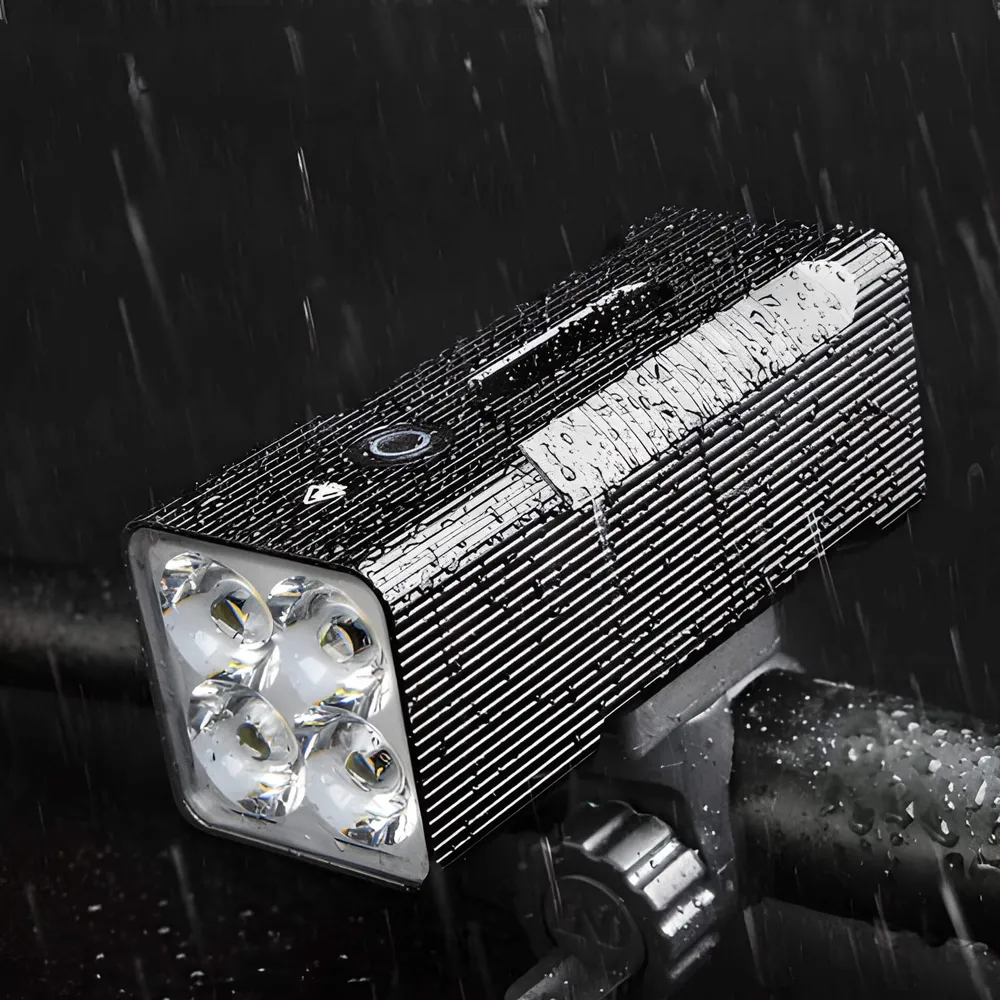 Ultrastærk LED Cykellygte - 10000 Lumen