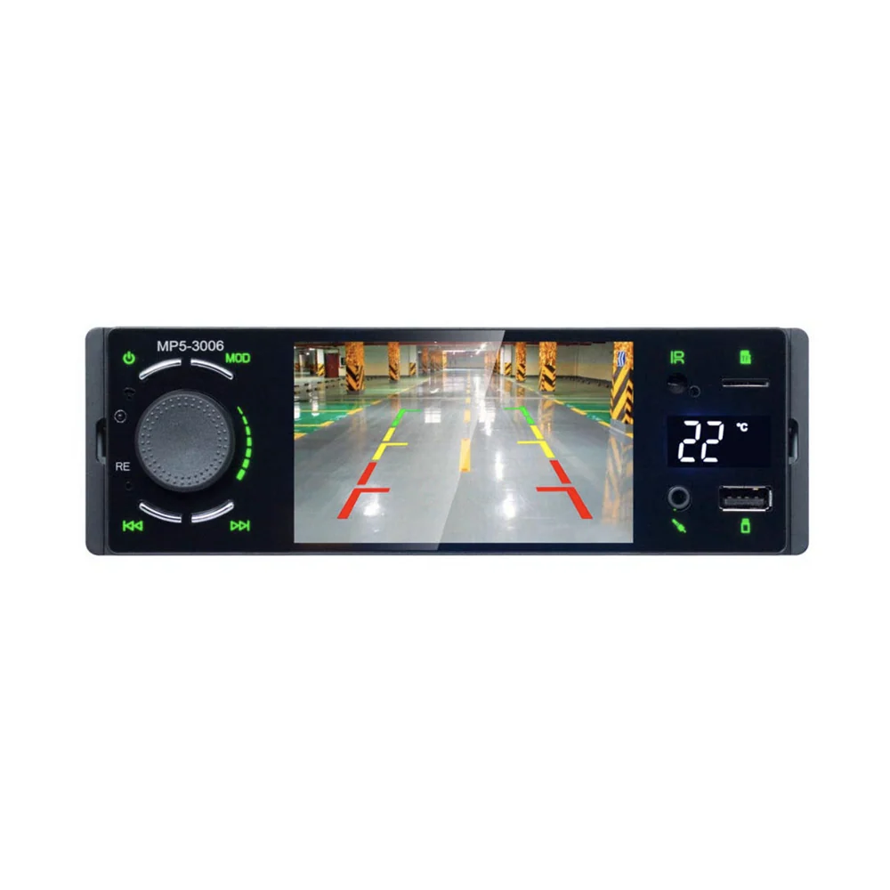 Universal 1 DIN bilstereo med 4 " skærm / Bluetooth / FM | AU / kamera