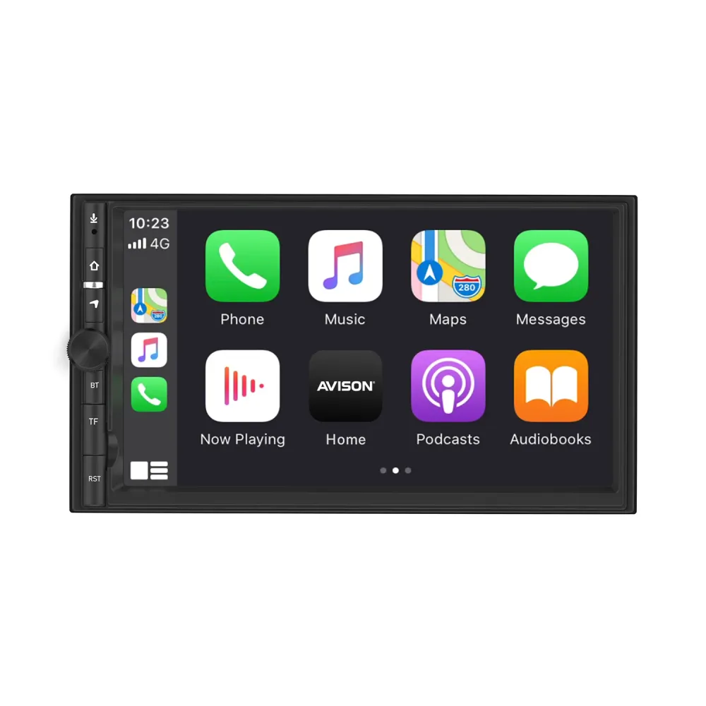 Universal 2 DIN navigation med knapper 7" | Carplay | Android | DAB+ | WIFI | 32GB