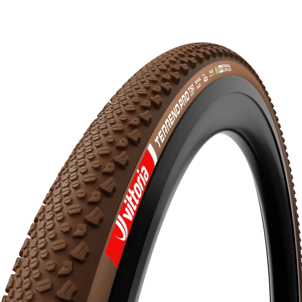 VITTORIA TERRENO PRO T50 Mixed Gravel Race 700x35c Tubeless Ready Soft Brown-dæk