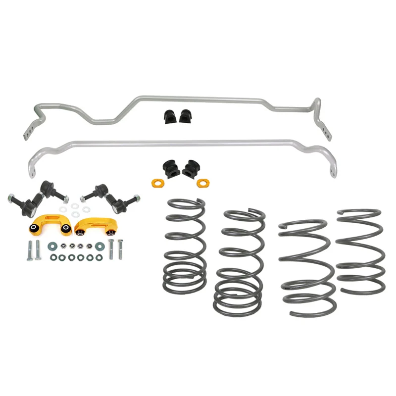 Whiteline, Grip Series 1 Stabiliser Bar and Lowering Spring Vehicle Kit, passer til Subaru Impreza Sedan GD 2.0 4WD 2005-