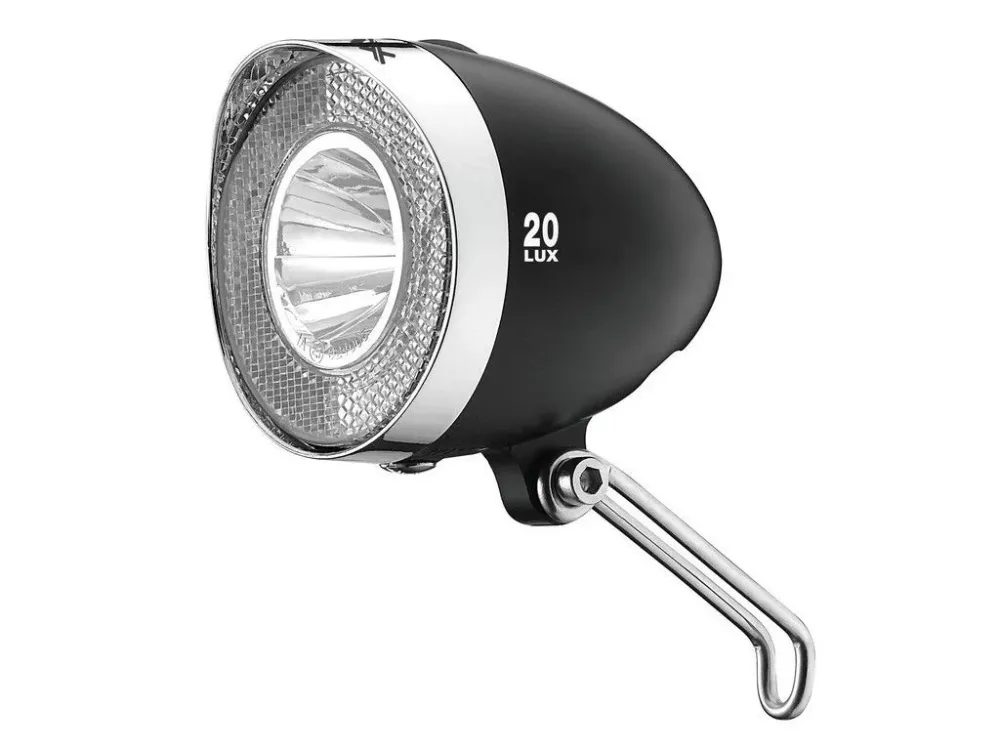 XLC forlygte CL-F20 Retro i sort
