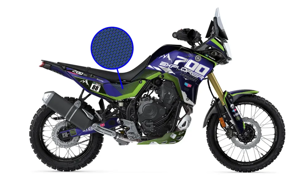 Yamaha Tenere 700 2025 Dekor - "Thrust" (Blå)