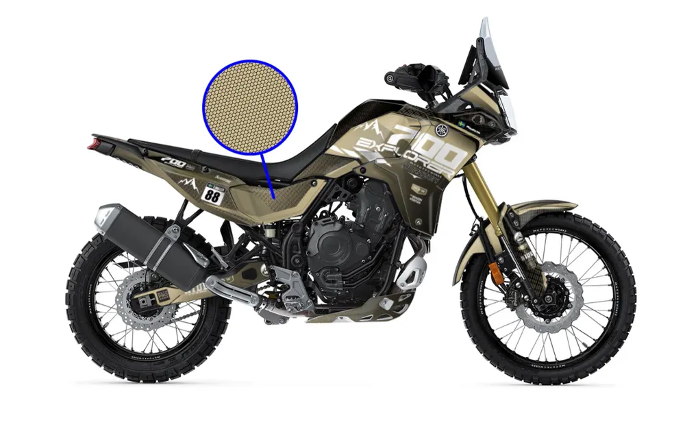 Yamaha Tenere 700 2025 Dekor - "Thrust" (Sand)
