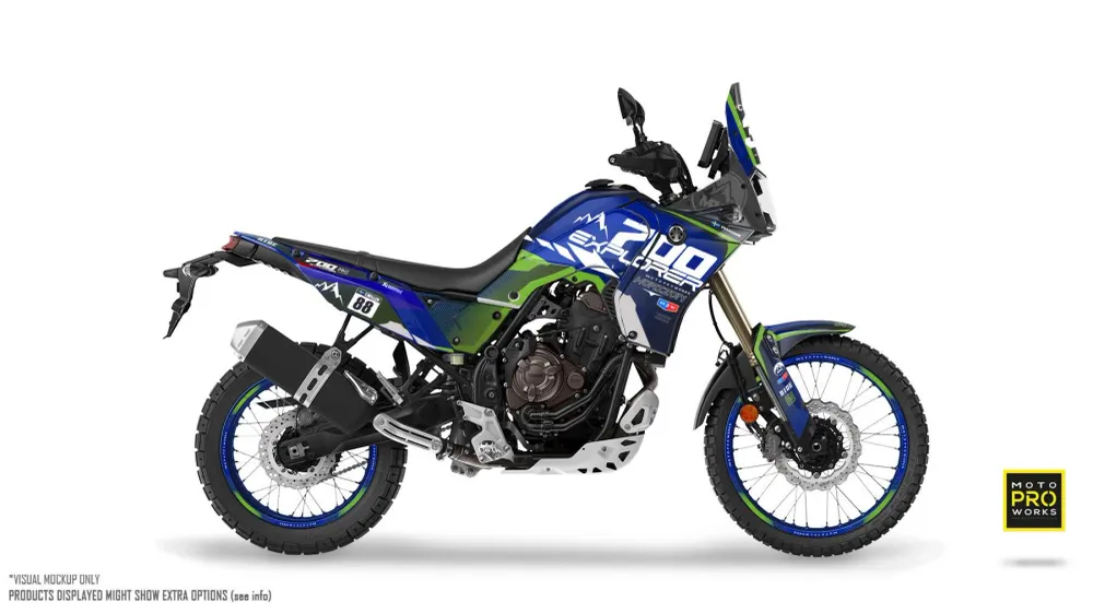 Yamaha Tenere 700 Dekor - "Thrust" (Blå)