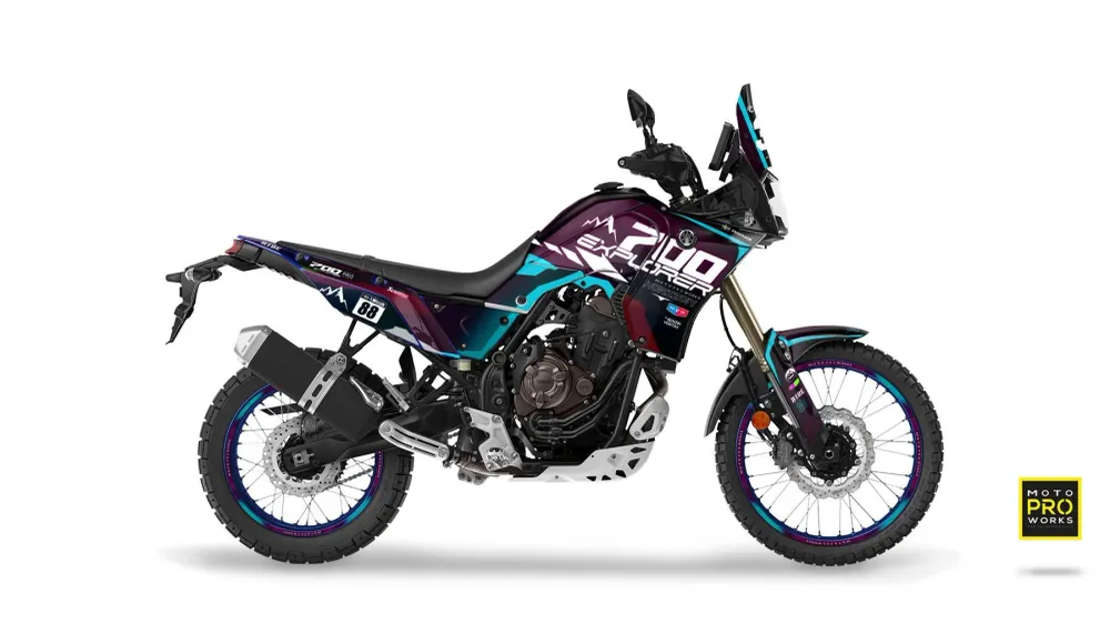 Yamaha Tenere 700 Dekor - "Thrust" (Lilla)