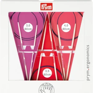 Prym Ergonomics 80 cm rundpindesæt 3-4 mm, (80215000)Prym
