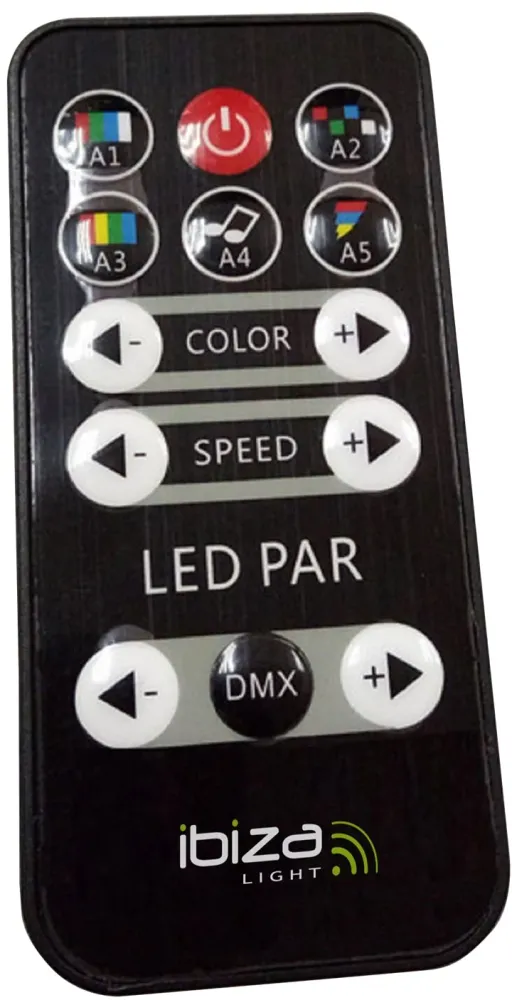LED Spot Multicolor m. fjernbetjening(12x3W)
