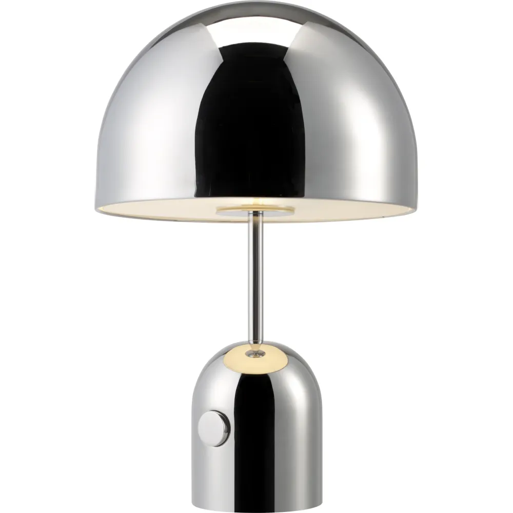 Dæmpbar Varm Hvid BELL BORDLAMPE SØLV LED