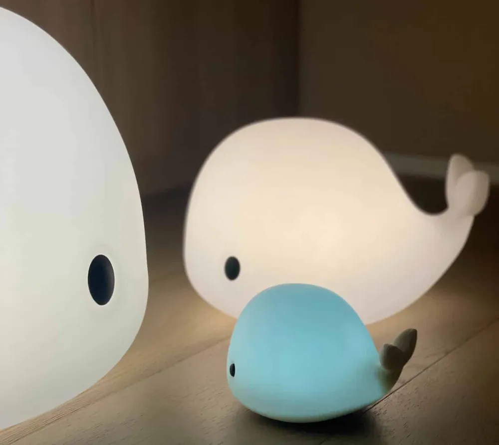 Filibabba - LED lampe - Christian whale Compatible Alexa