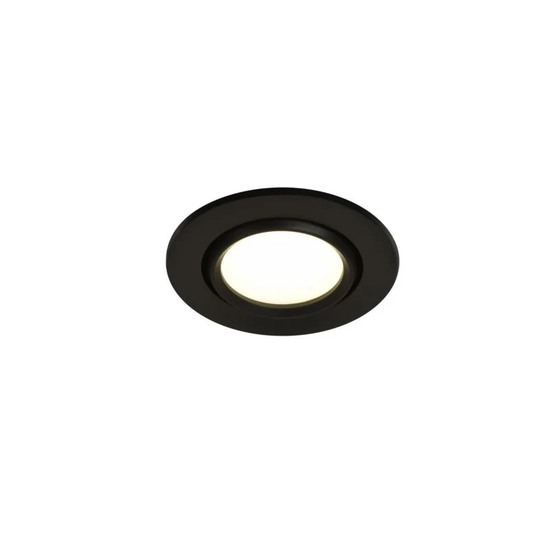 GoodHome Burnell LED-indbygningsspot 450 lm IP65 4000 K ebony