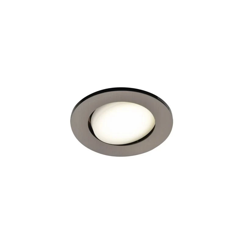 GoodHome Quimby LED-indbygningsspot 350 lm 4000 K sølv med dæmper