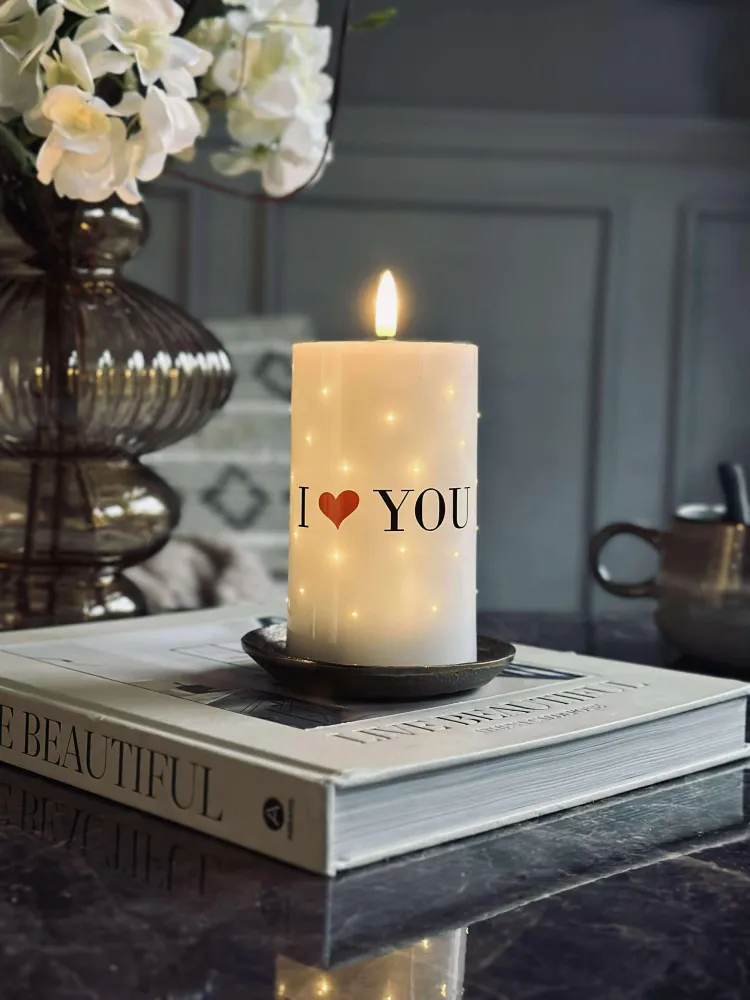 High Lumen Daylight LED Bloklys TWINKLE - Love