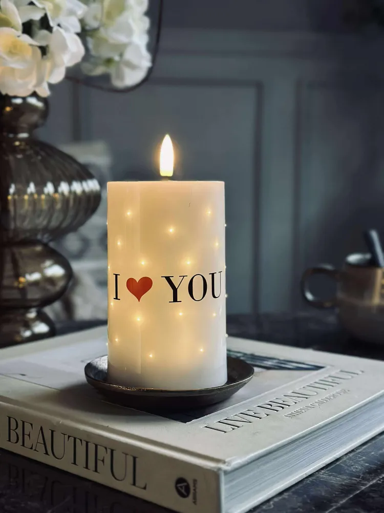 High Lumen Daylight LED Bloklys TWINKLE - Love