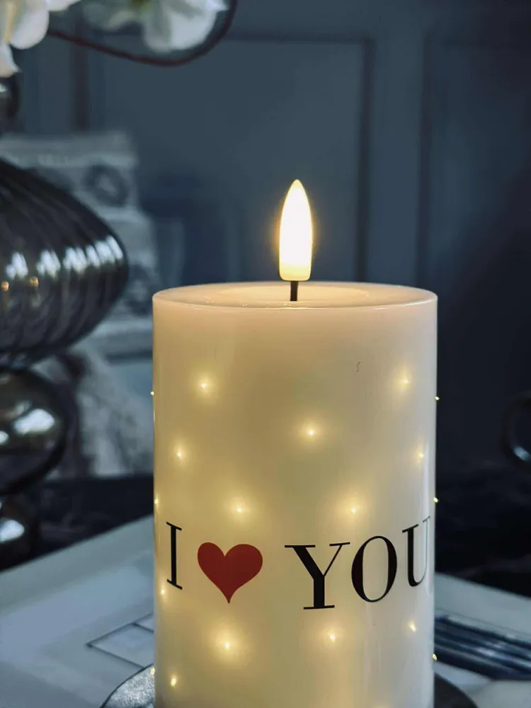 High Lumen Daylight LED Bloklys TWINKLE - Love