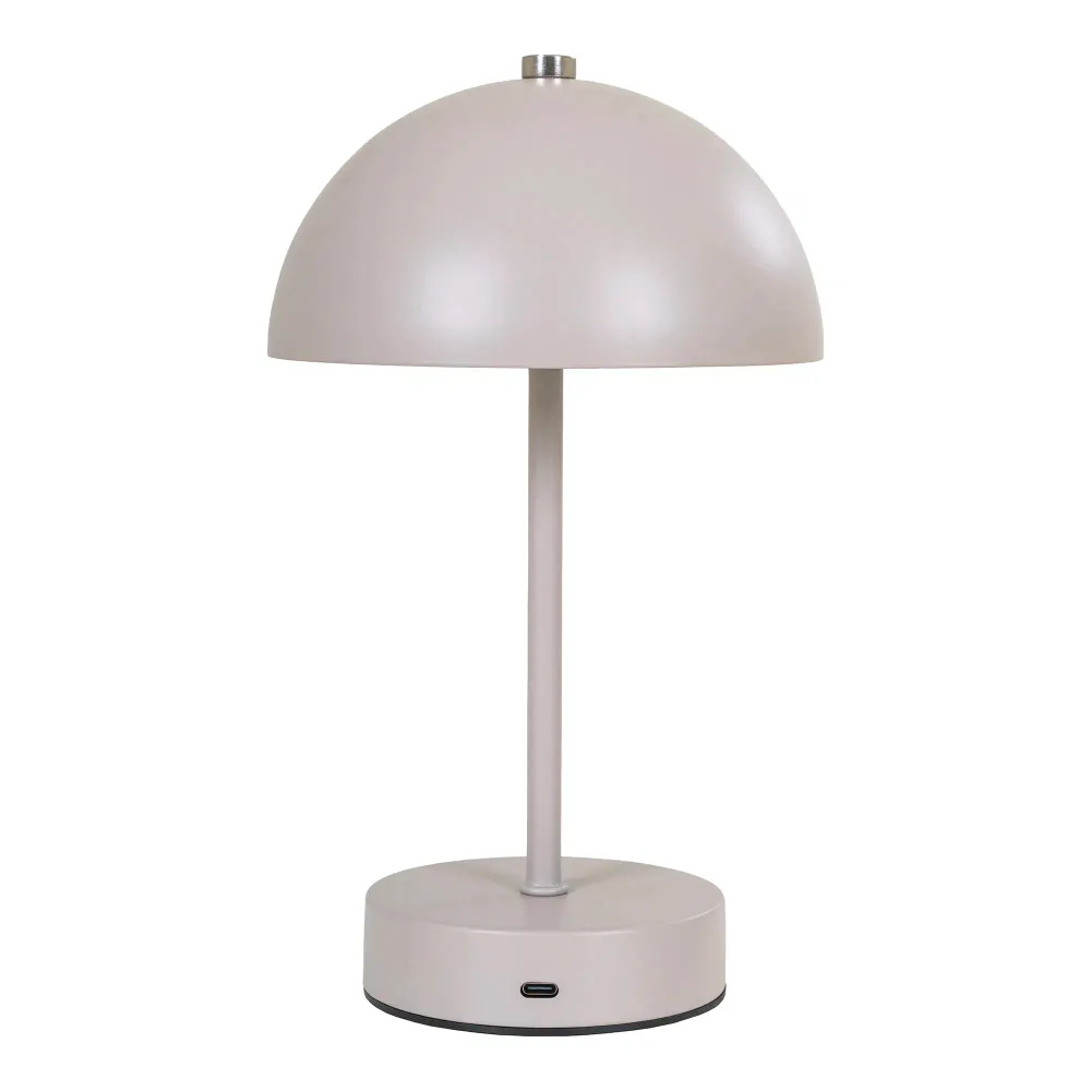 Holt LED Bordlampe - Sand/Stål Outdoor Security