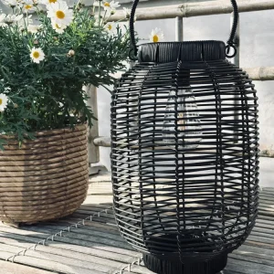 Lanterne Solar Molly Black