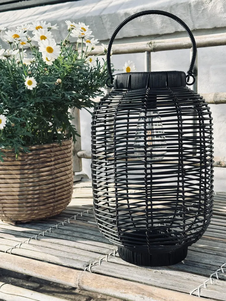 Lanterne Solar Molly Black