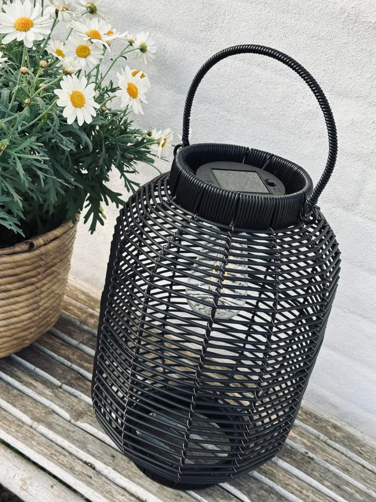 Lanterne Solar Molly Black