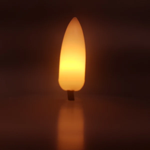 LED BLOKLYS Ø7,5x15CM Hvid