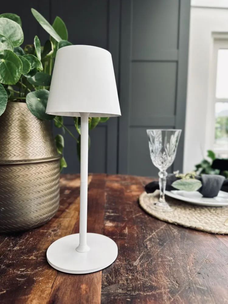 LED Bordlampe usb-chargeable – Hvid