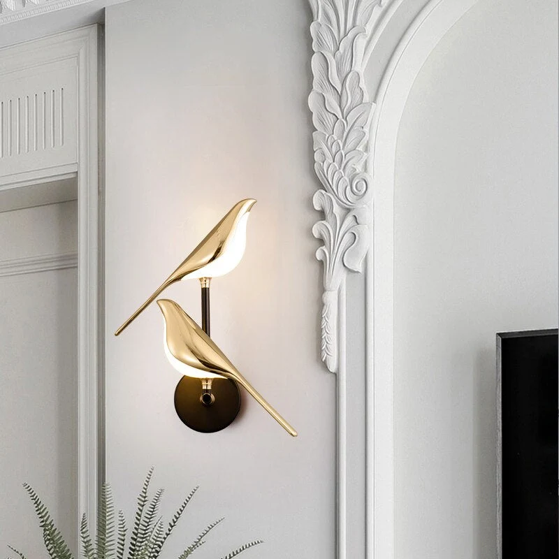 Lumibird - nordisk led-fuglevæglampe (A19)