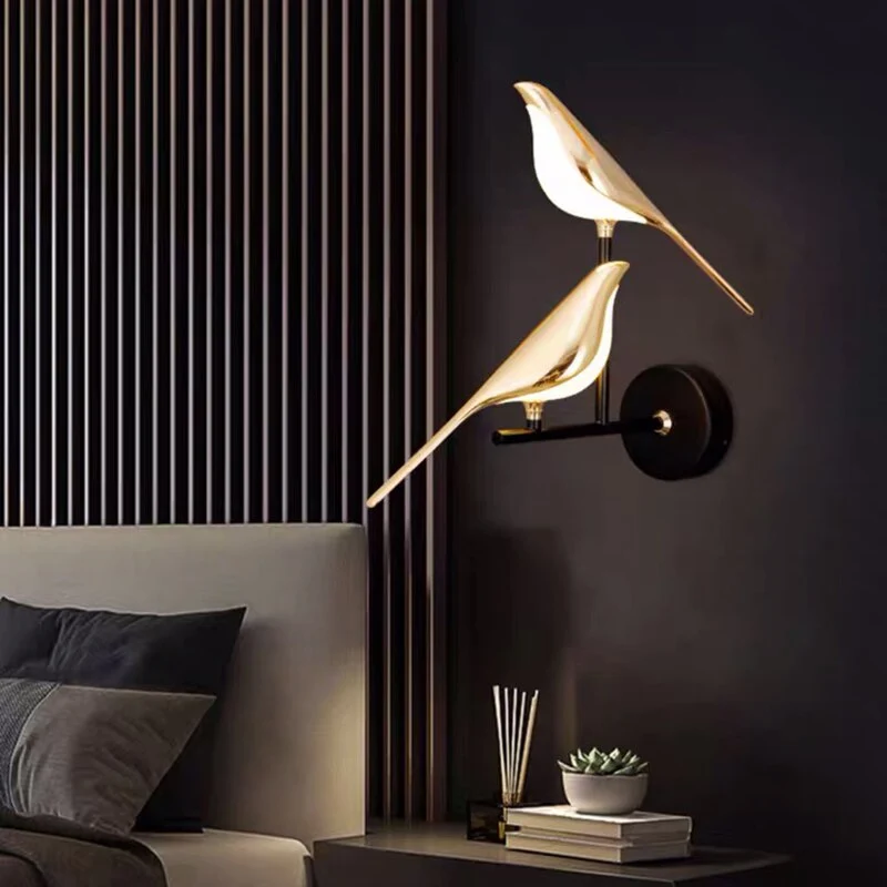 Lumibird - nordisk led-fuglevæglampe (A19)