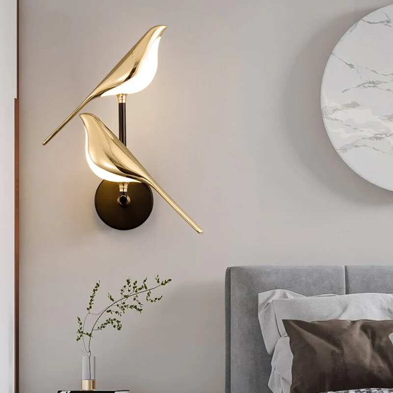 Lumibird - nordisk led-fuglevæglampe (A19)
